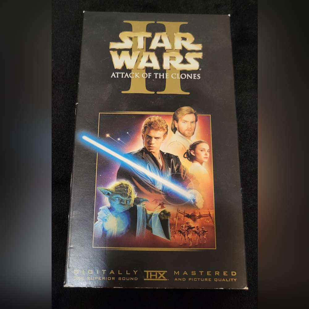 Star Wars II Attack Of The Clones for VHS!